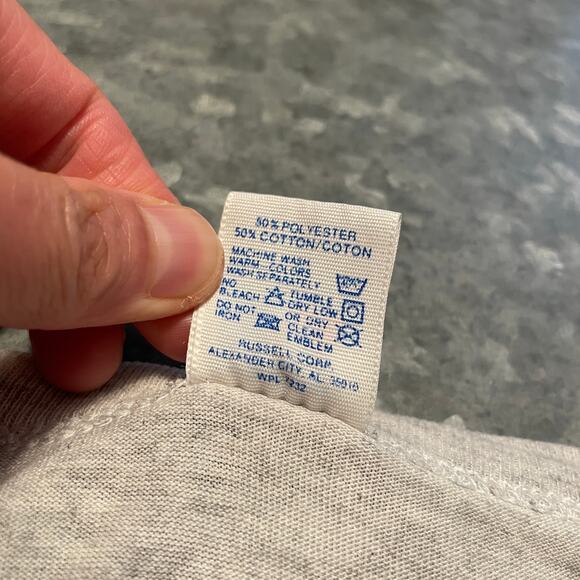 Vintage University of Alabama BAMA Russell Athletic 90s Tee Shirt Mens XXL USA - Picture 9 of 14